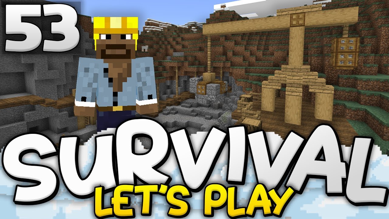 Massive Mining Quarry Survival Let S Play Ep 53 Minecraft Bedrock Pe W10 Xb1 Bumblebee Tv