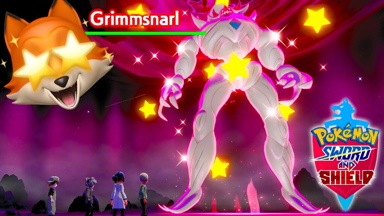 SHINY HA GIGANTAMAX GRIMMSNARL + SHINY VANILLUXE!! (Pokémon Sword And ...